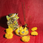 Yellow Modak Candles - Pack of 4