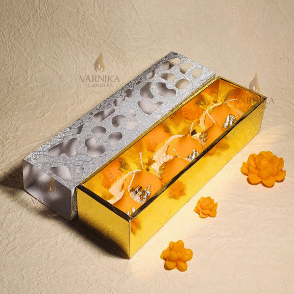 orange Modak Candles - Pack of 6