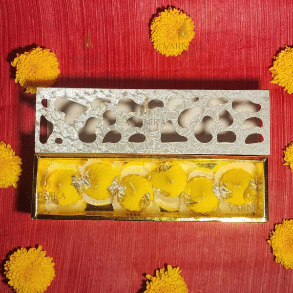 Yellow Modak Candles - Pack of 6