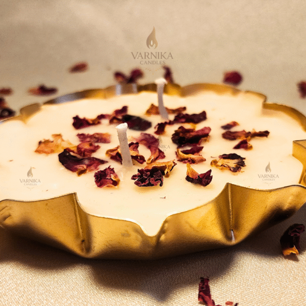 Scented Lotus Urli Candle