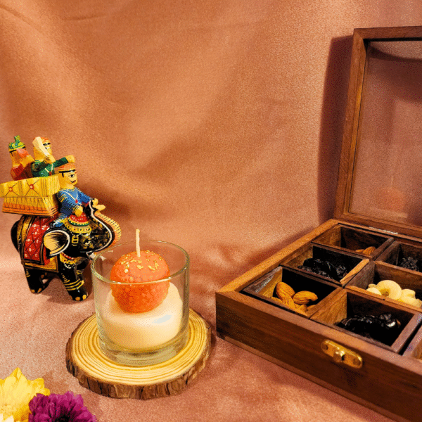 Motichoor Glaas Soy Wax Glass Candle