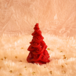 red rose christmas tree