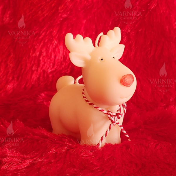Cute Reindeer Scented Candle - Vanilla Fragrance